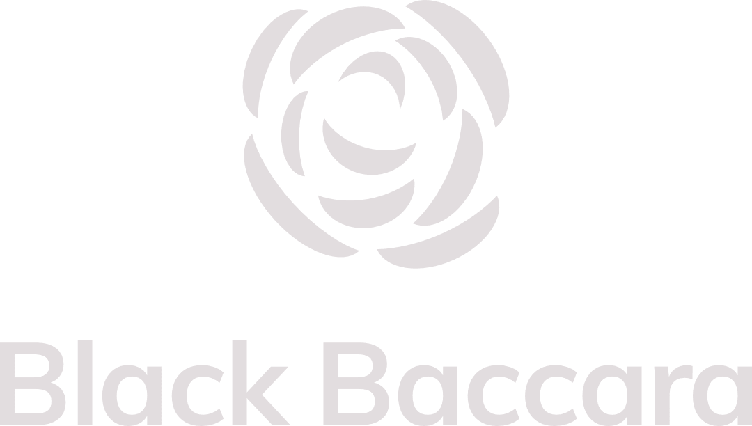 Black Baccara Logo Graurot